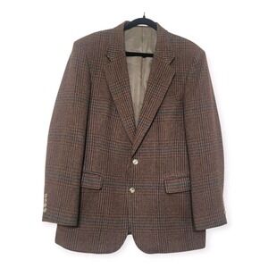 Frederick Clothiers Vintage Plaid Winter Sport Blazer Jacket- Wool? Sz 42L Mens‎